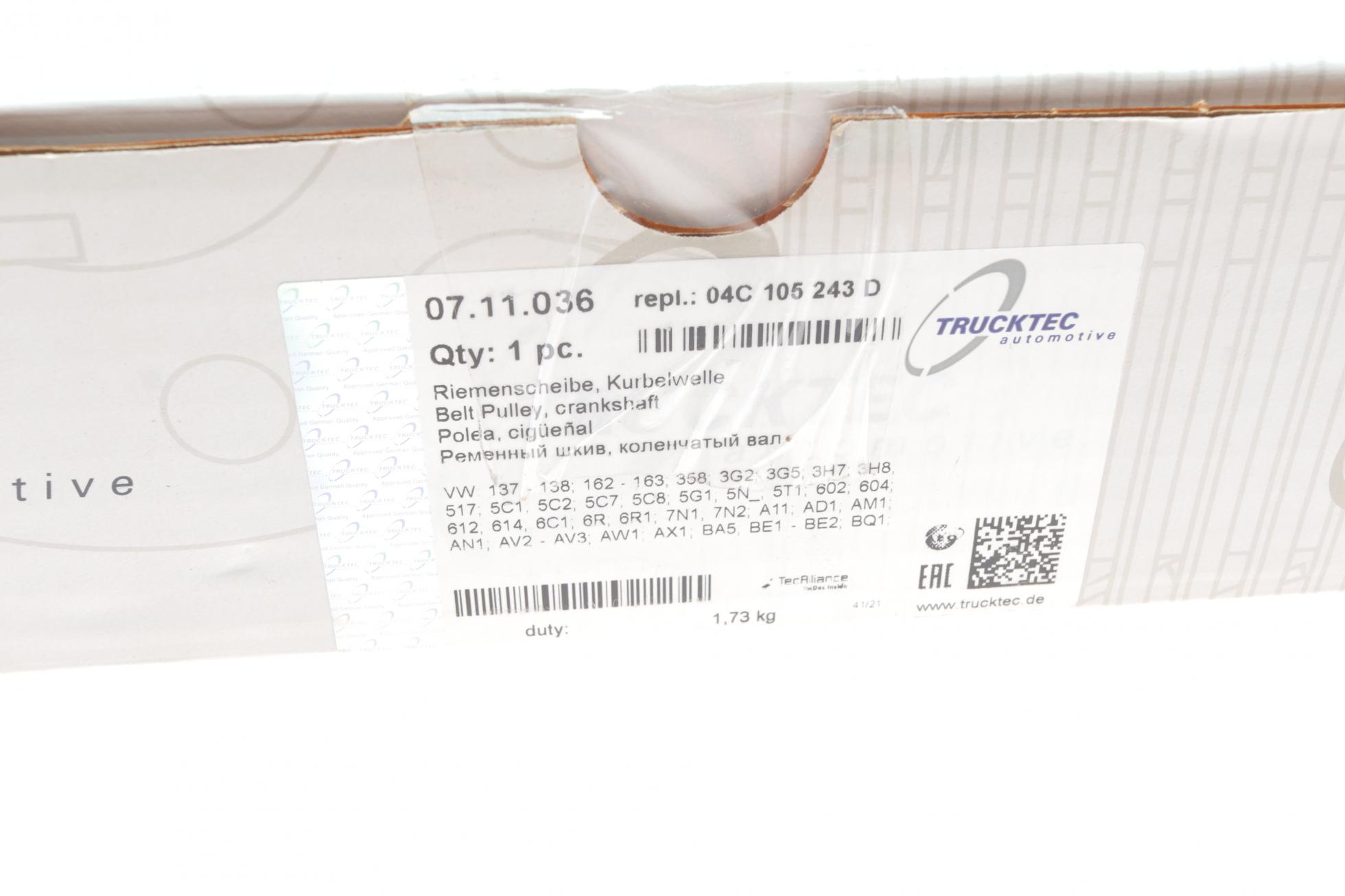 0711036 TRUCKTEC AUTOMOTIVE